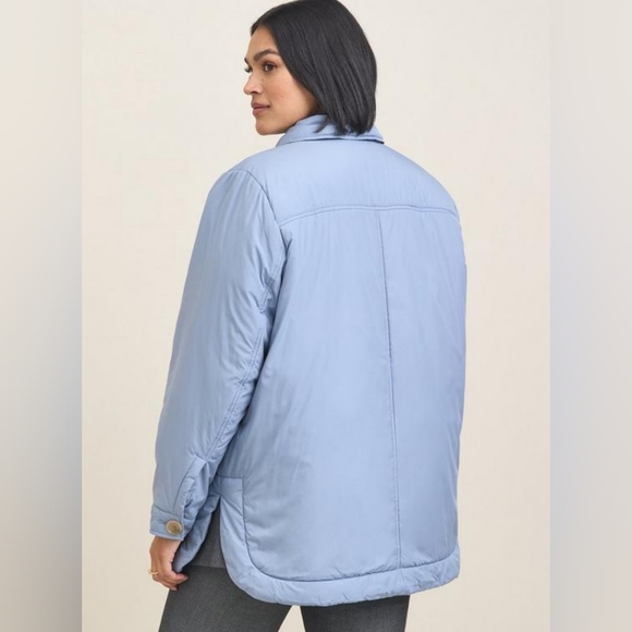 NWT Torrid Poly Fill Shacket - Picture 4 of 6